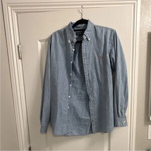 Ralph Lauren Denim Blue Button-Down Shirt